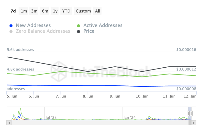 Pepe Network Activity