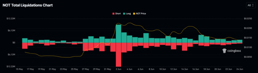 Notcoin Liquidations. 