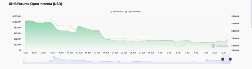 Shiba Inu Futures Open Interest. Source: Coinglass