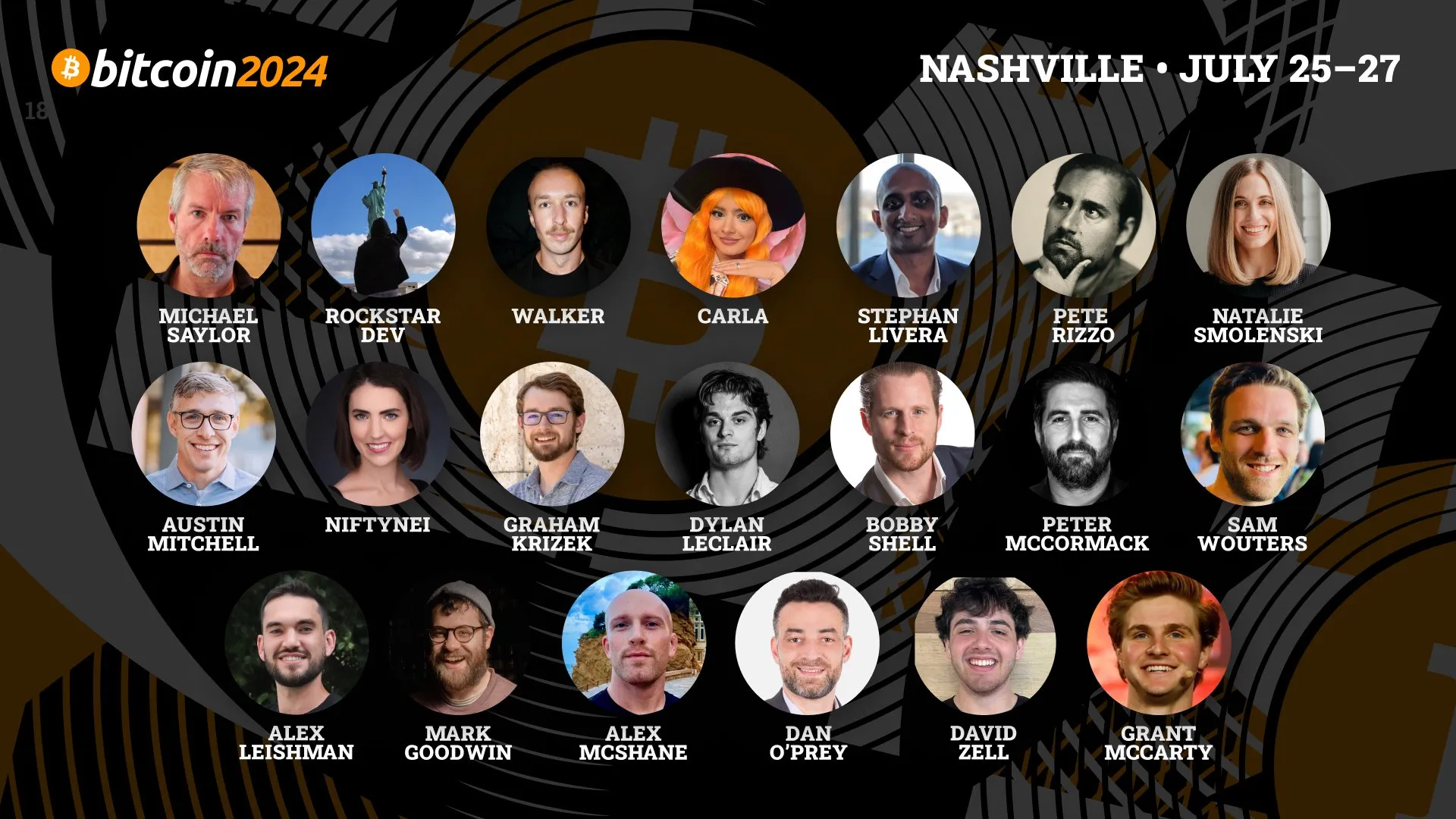 Bitcoin 2024 Speakers Lineup
