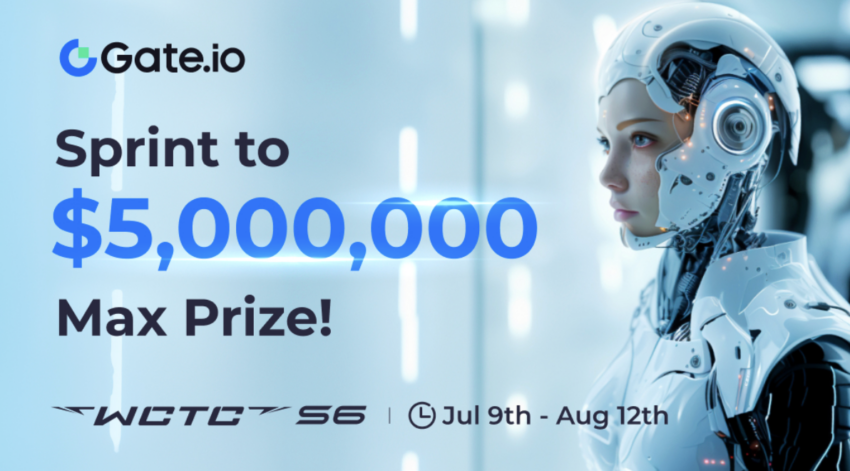 Registration Now Open for Gate.io WCTC S6 Competition, Offers Up To $5 Million in Prizes