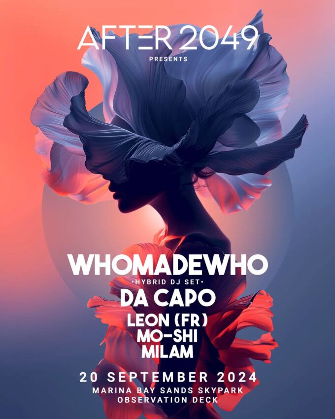 WhoMadeWho, Da Capo to Headline AFTER 2049, Singapore’s Biggest Pre- Formula 1 Party