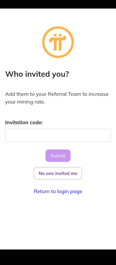 pi invitation code