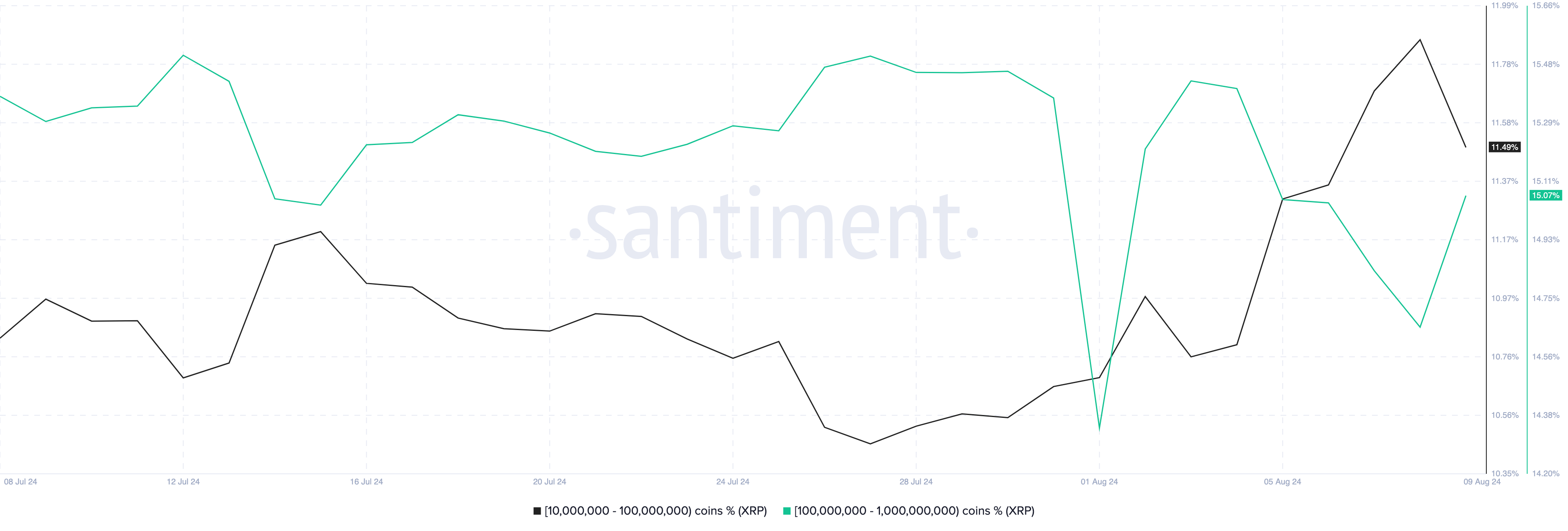 Bilanciamento degli indirizzi XRP 