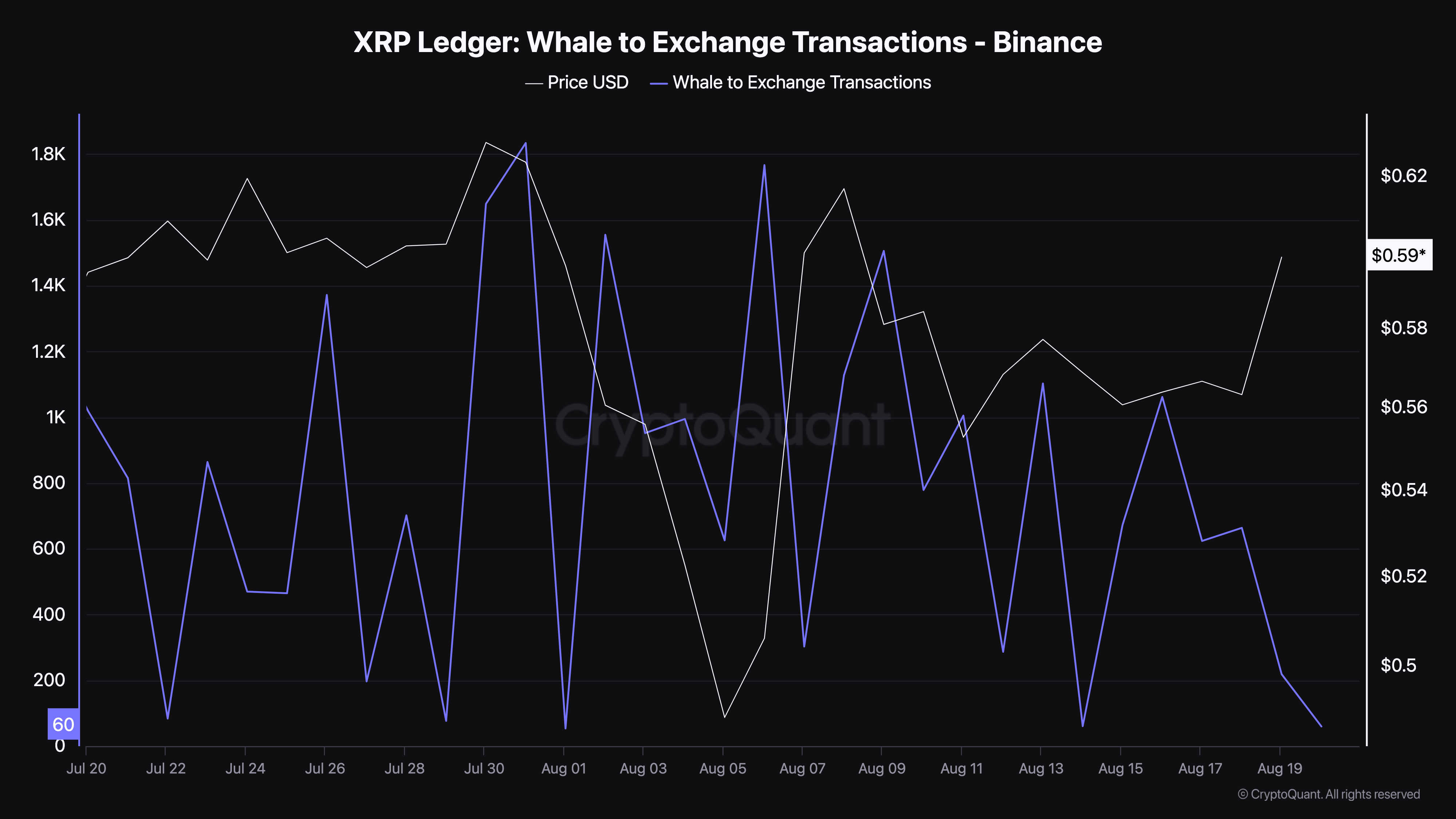 xrp whale exchange transactions