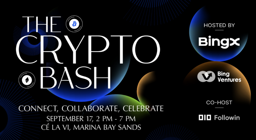 Bing Ventures to Present THE CRYPTO BASH at TOKEN2049 Singapore