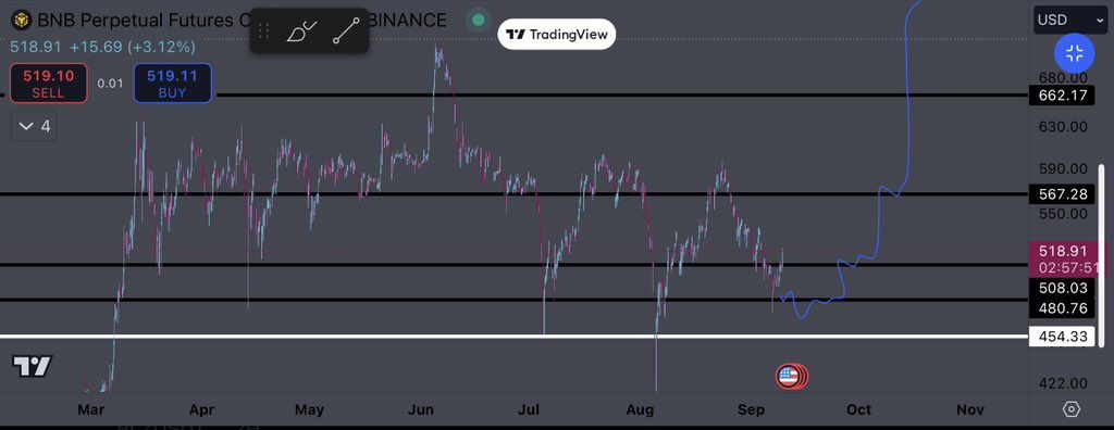 Binance Coin Price Analysis. 
