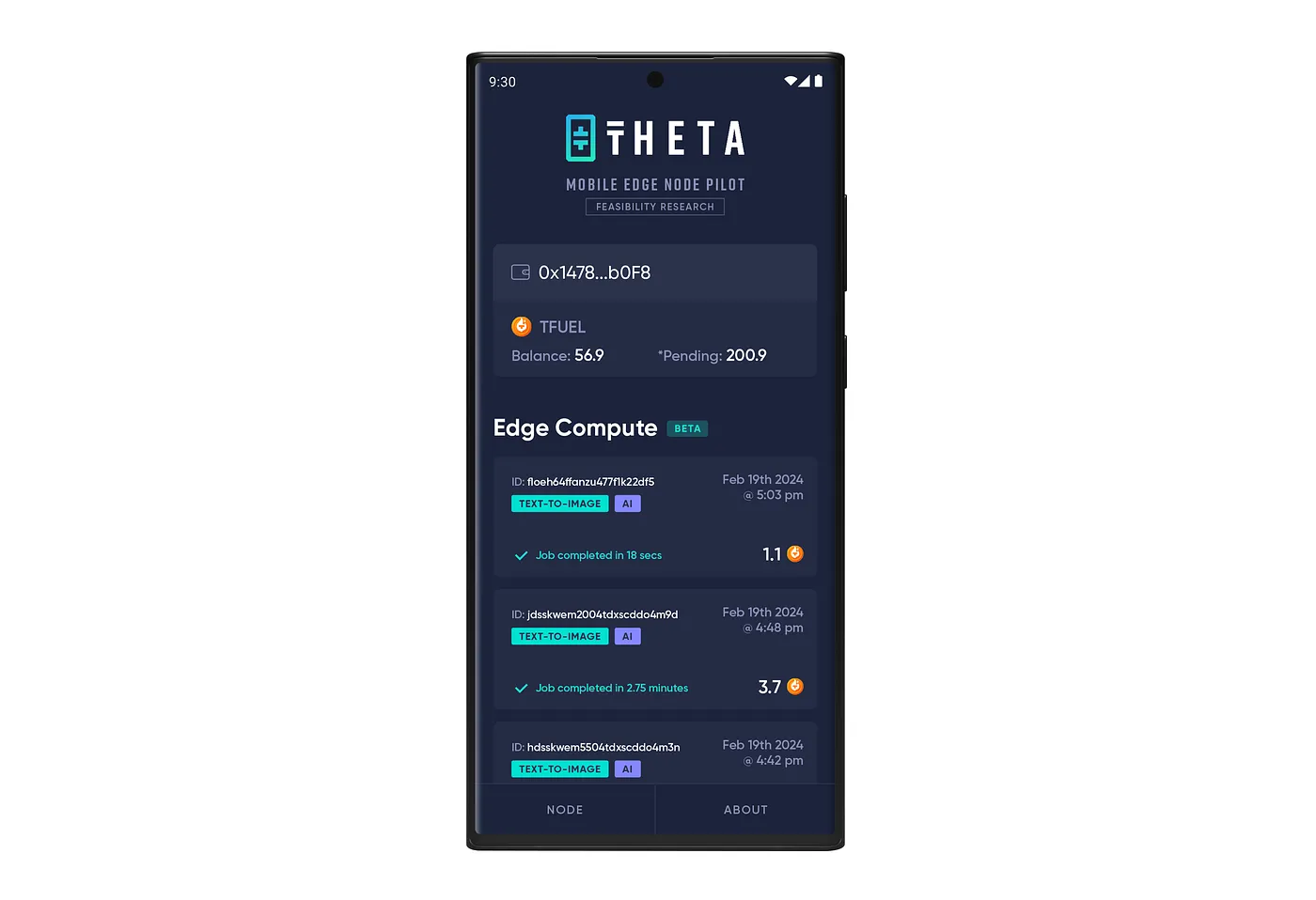 Theta Mobile Edge Node