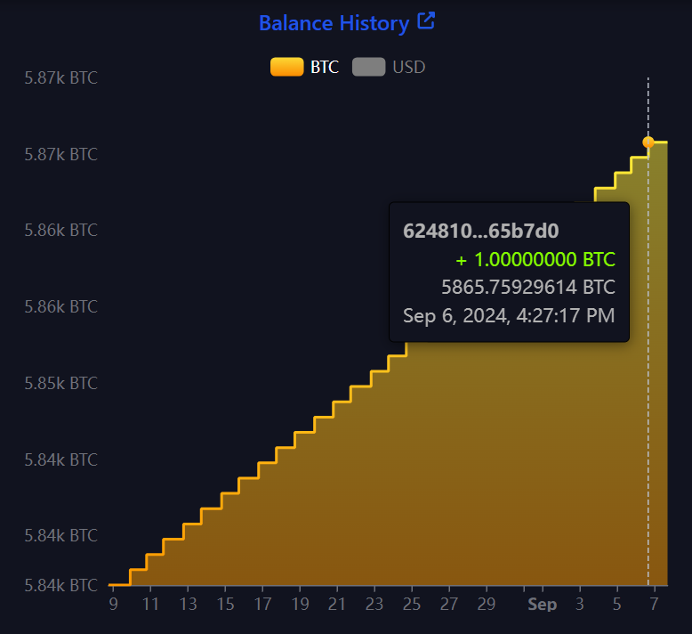 El Salvador’s BTC Holdings.