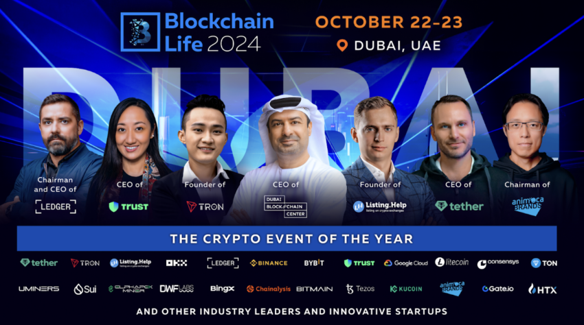 Blockchain Life 2024 in Dubai: Top Companies and Key Industry Figures Gather in the World Crypto Capital