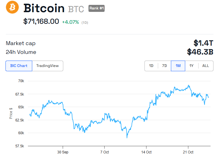 BTC Price Performance