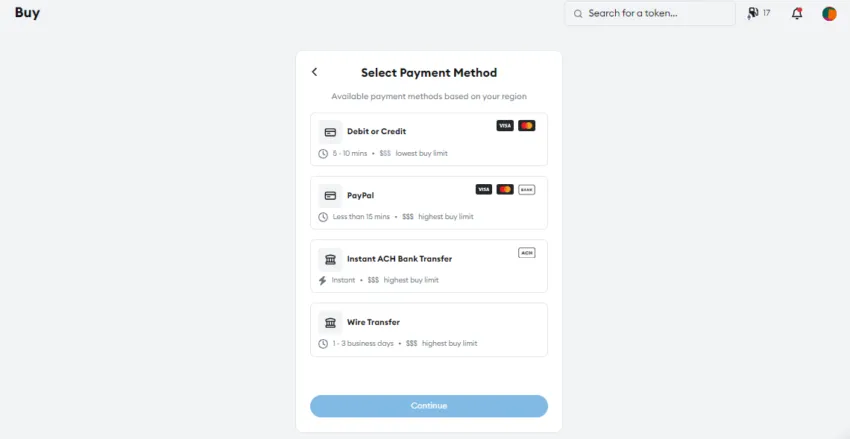 metamask payment methods