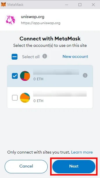 connect to uniswap