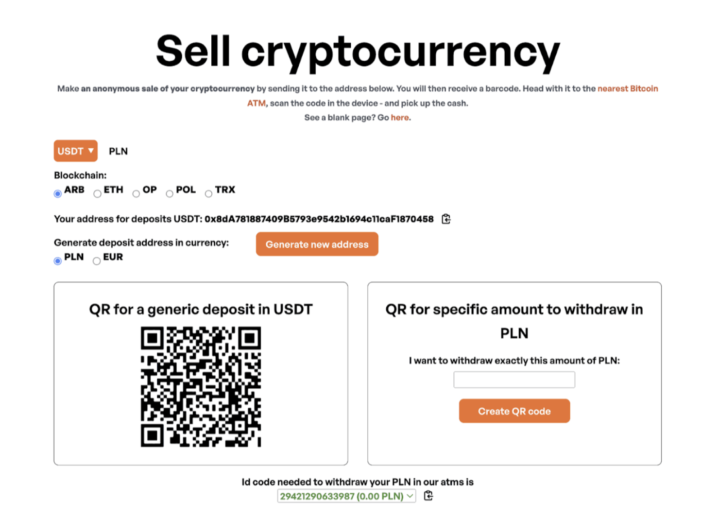 How to sell USDT: Bitomat