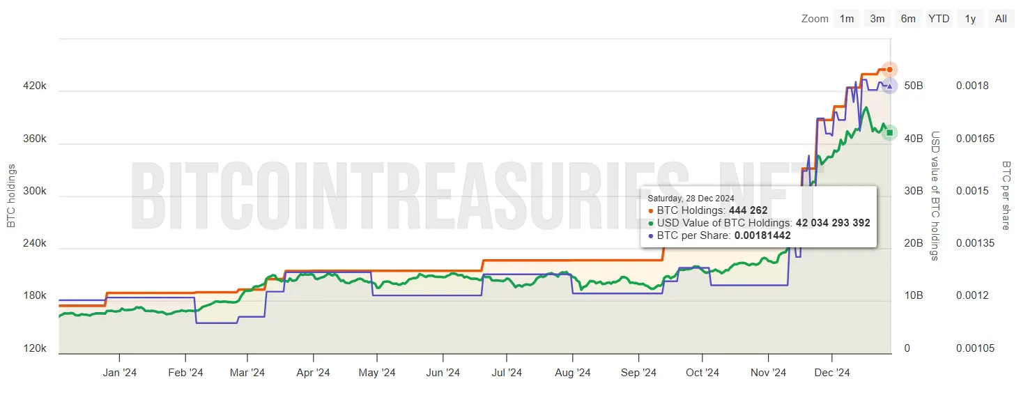 MicroStrategy Bitcoin Holdings.