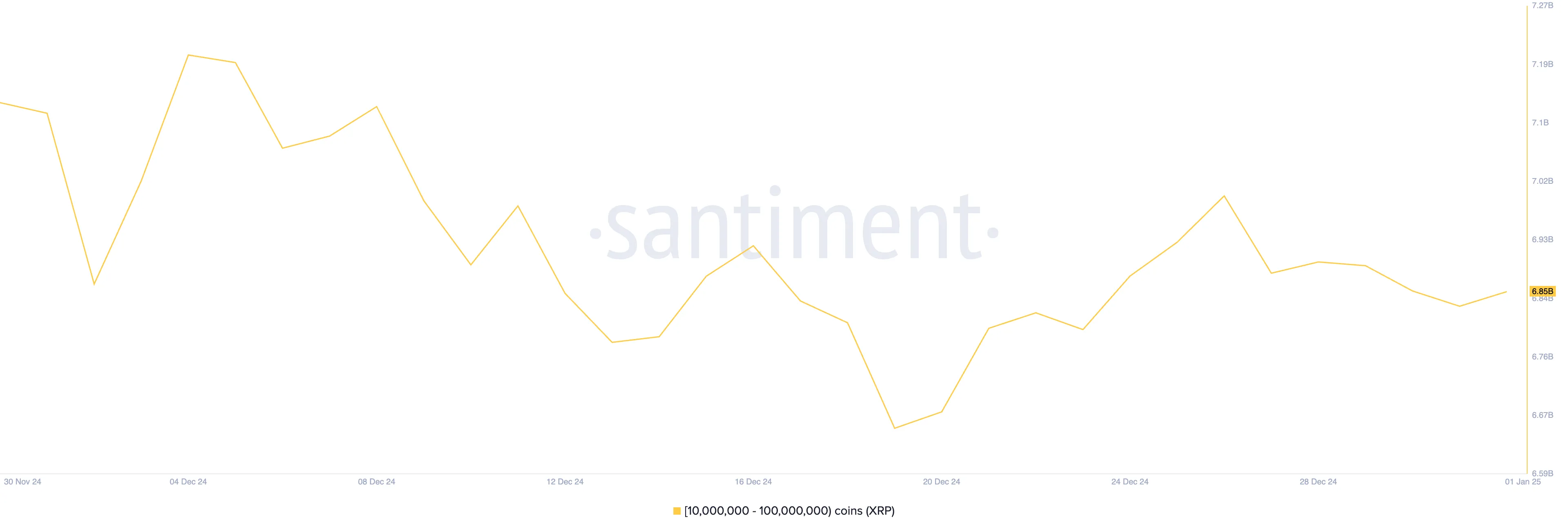 XRP supply distribution. 