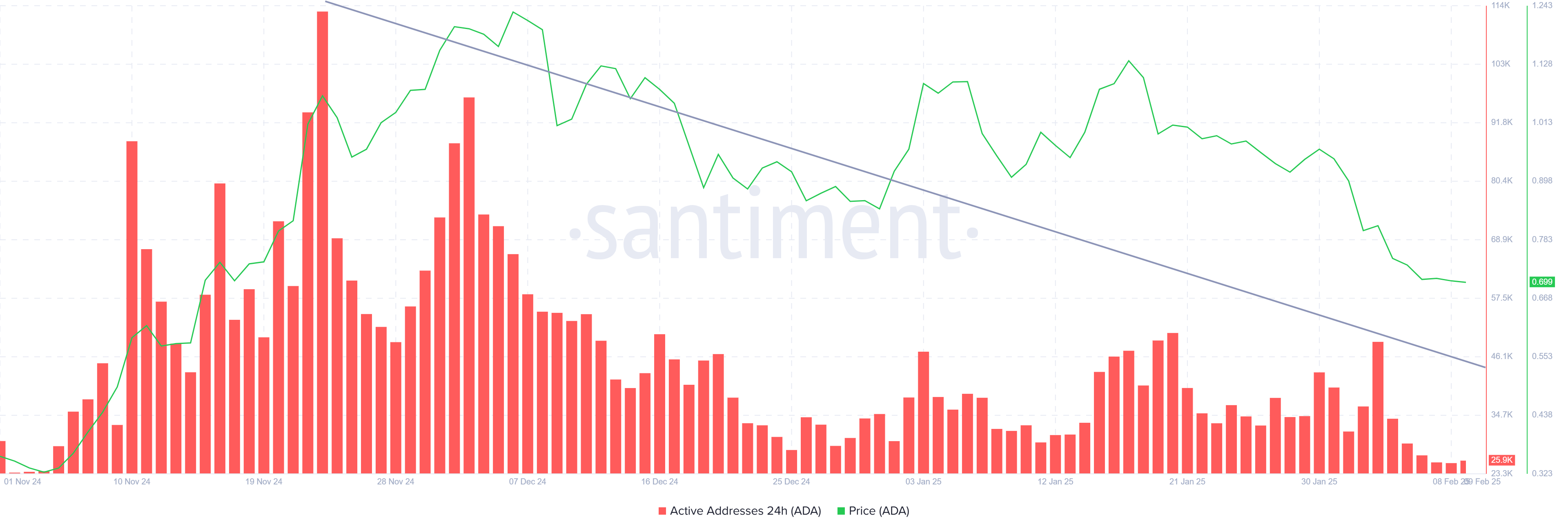 Cardano Aktif Adresler