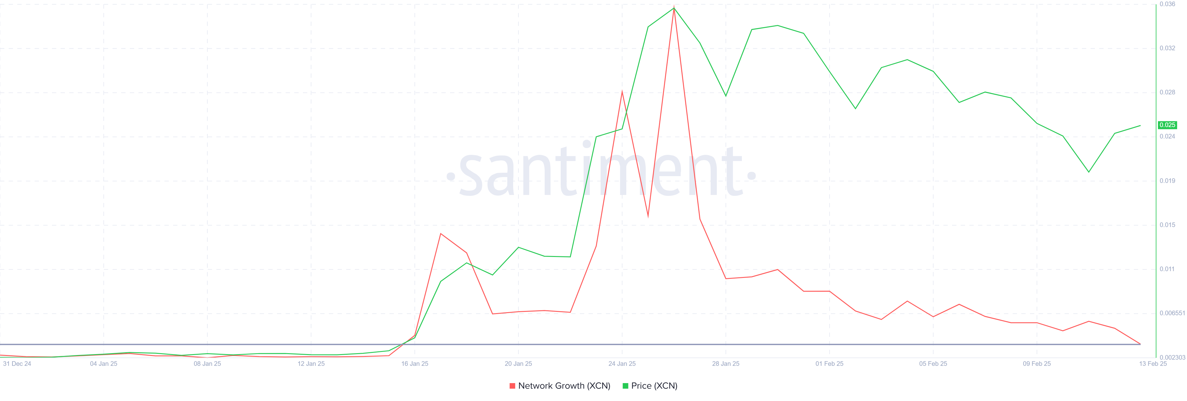 XCN Network Growth