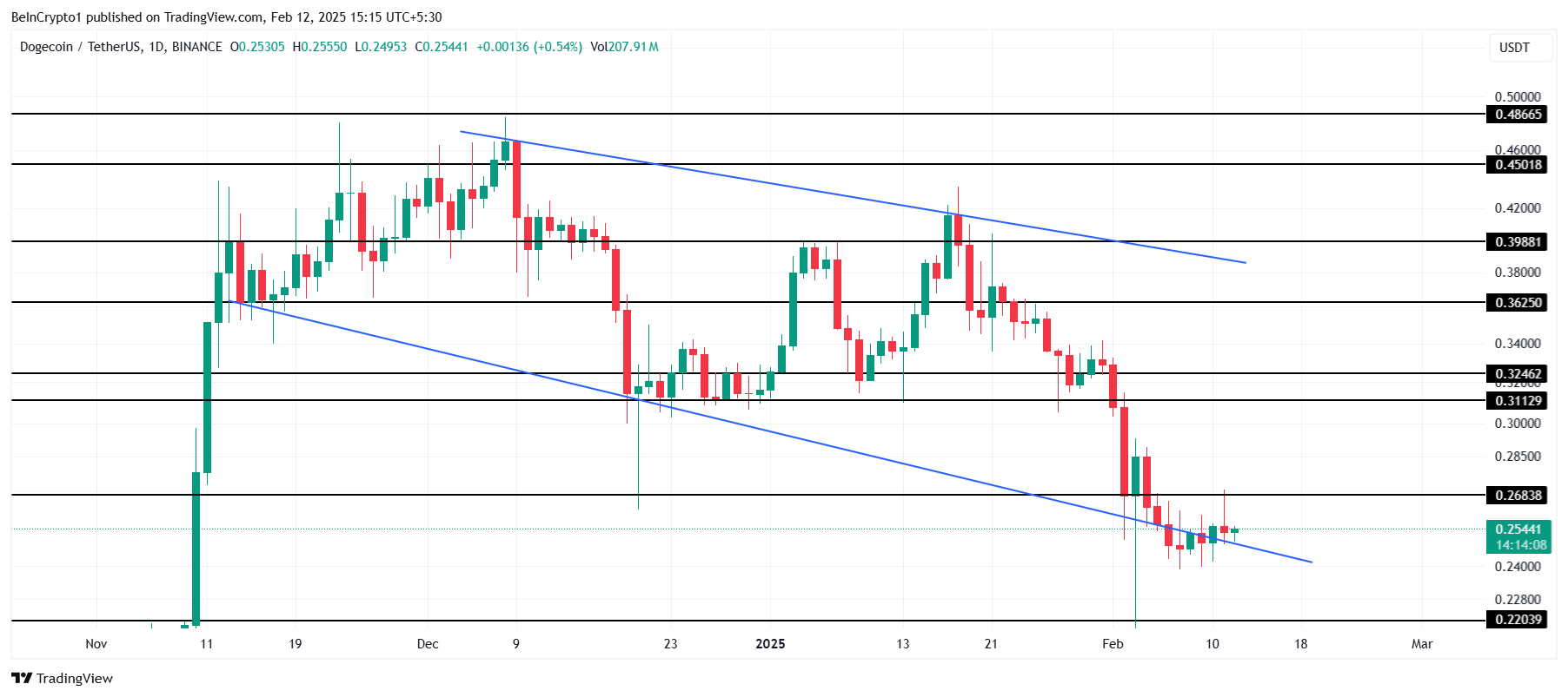 Dogecoin Price Analysis. 