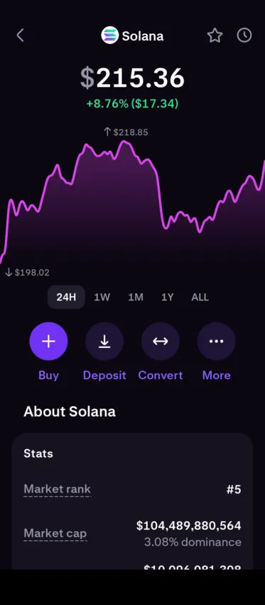 buy solana step 3