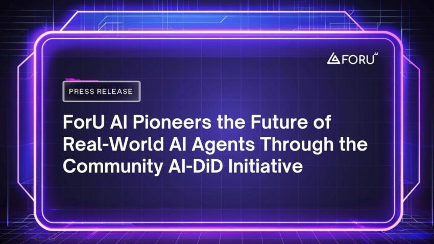 ForU AI Pioneers the Future of Real-World AI Agents Through the Community AI-DiD Initiative