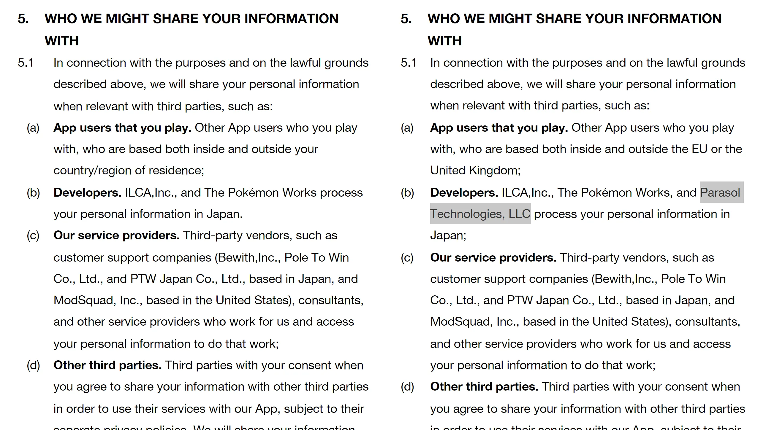 Pokemon HOME Privacy Update
