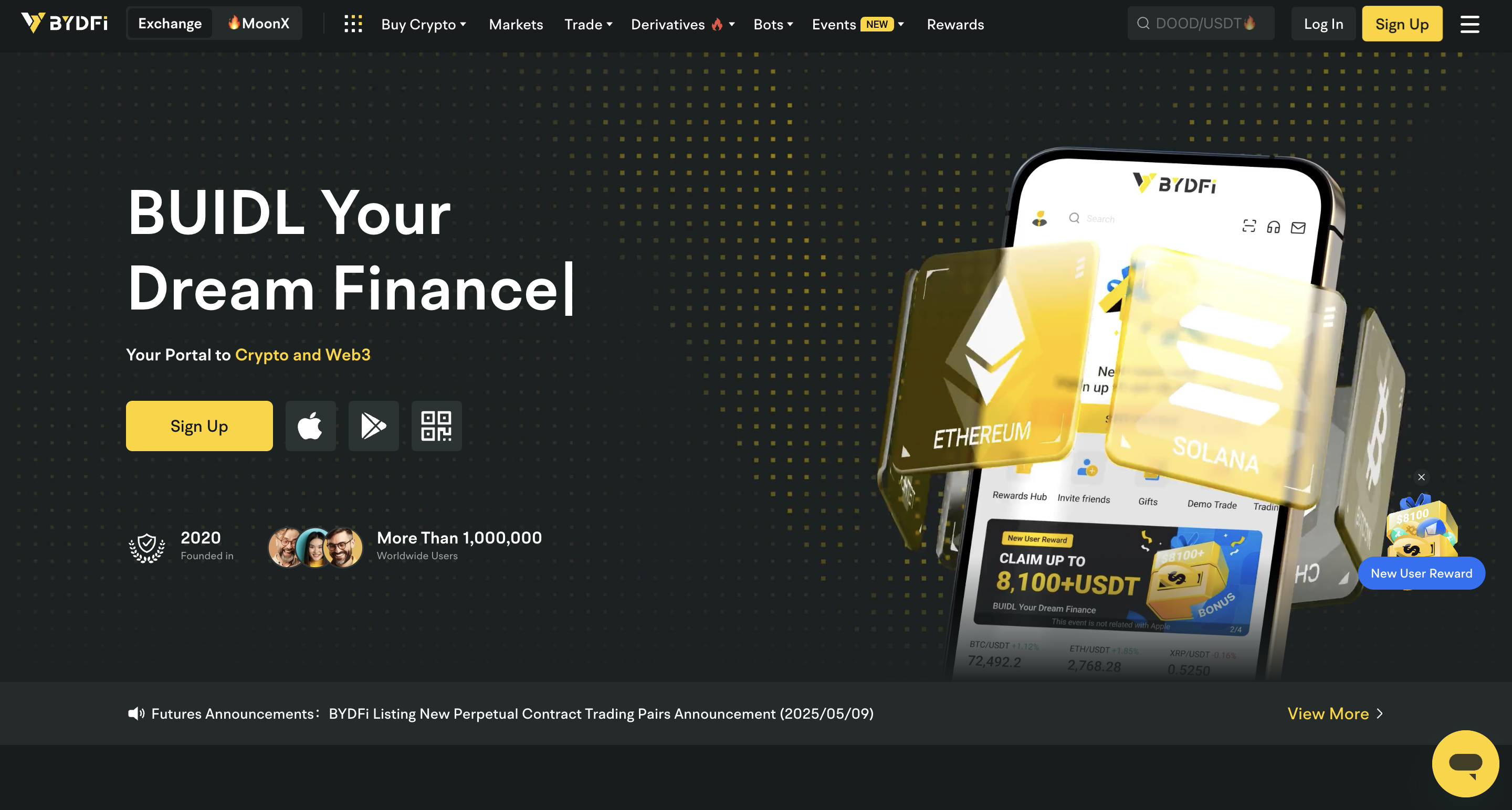 BYDFi website