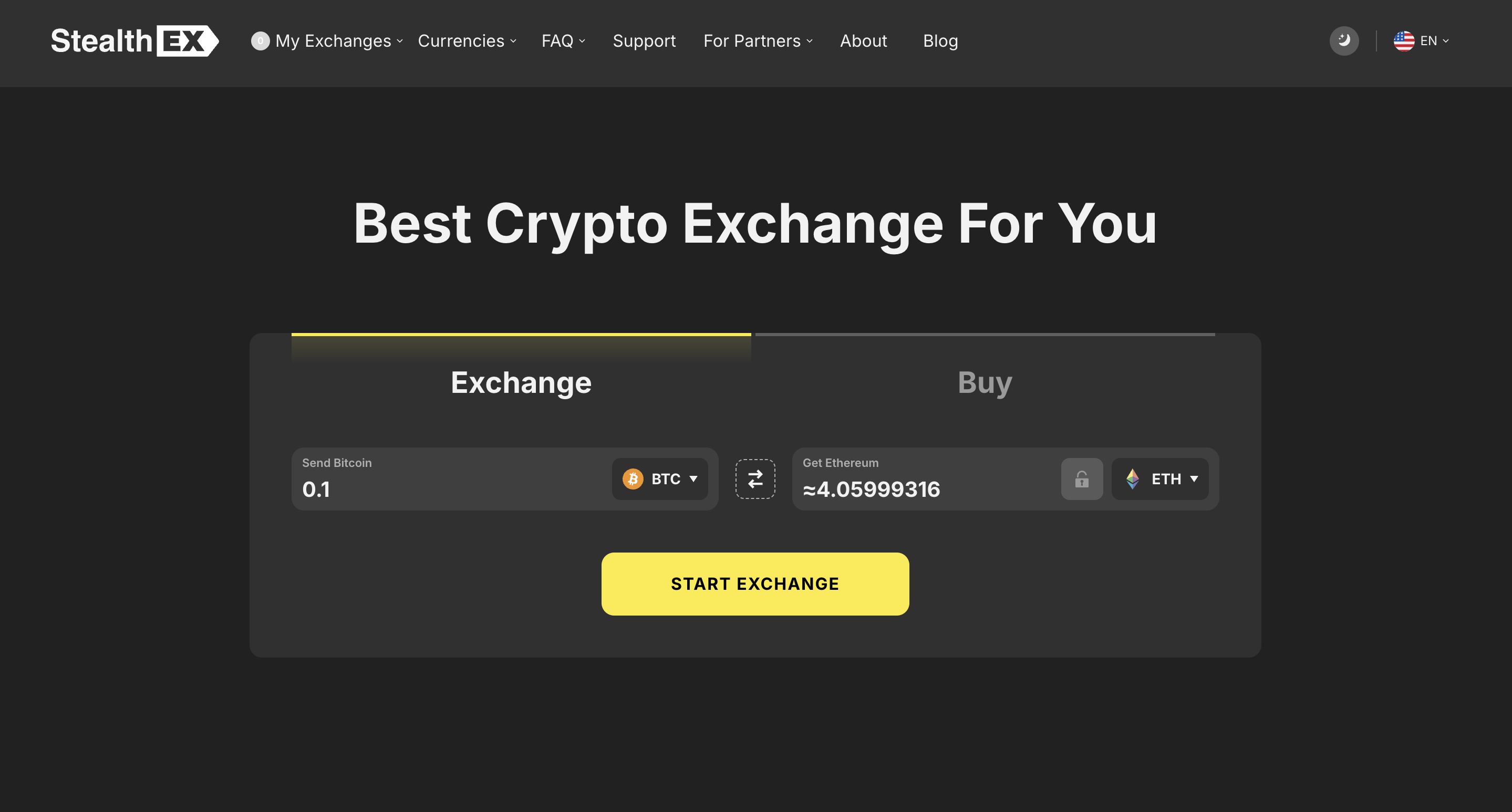 StealthEX Crypto Exchange