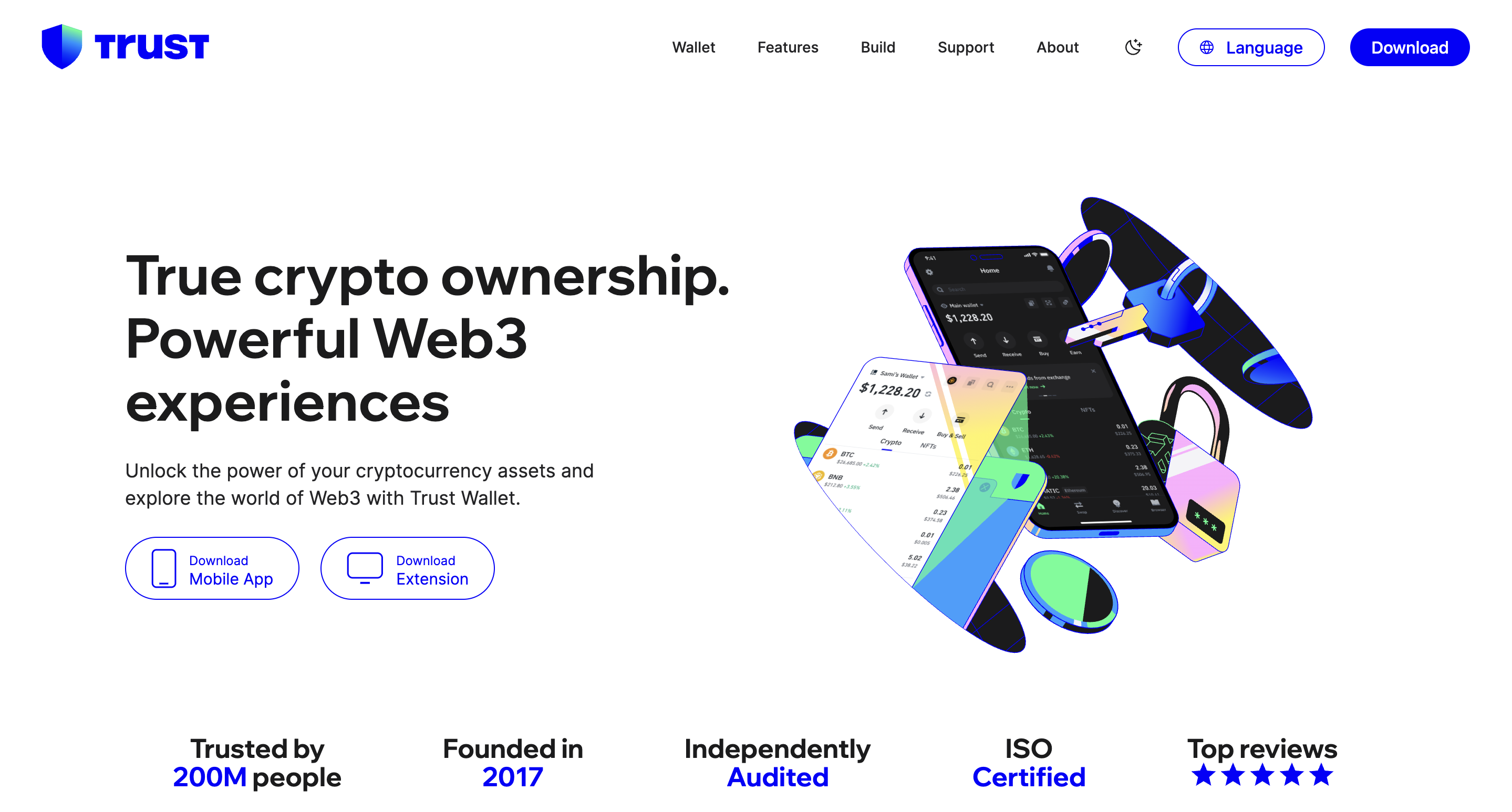 Trust Wallet website