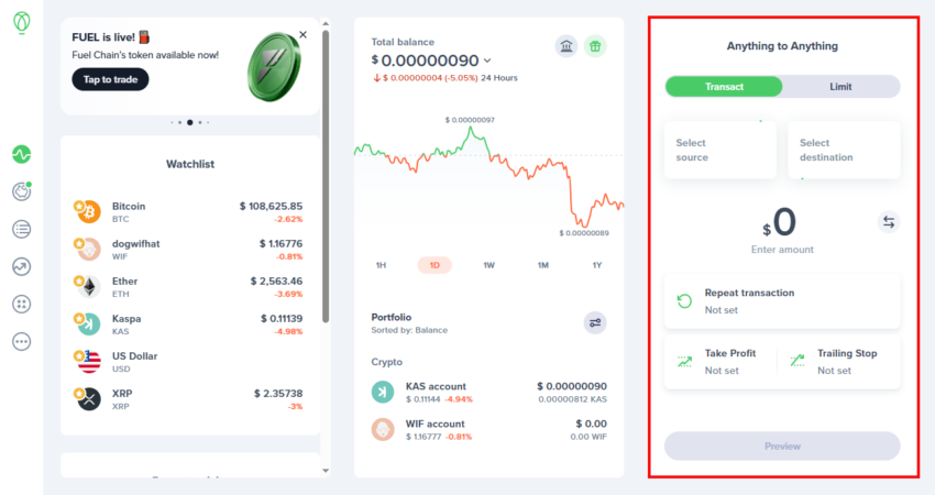 step 1 buy xrp credit debit card