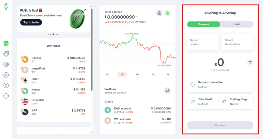 step 1 buy xrp credit debit card