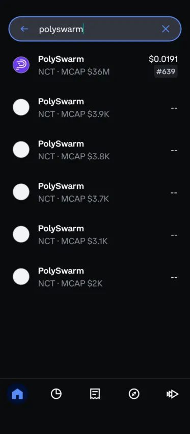 search for polyswarm