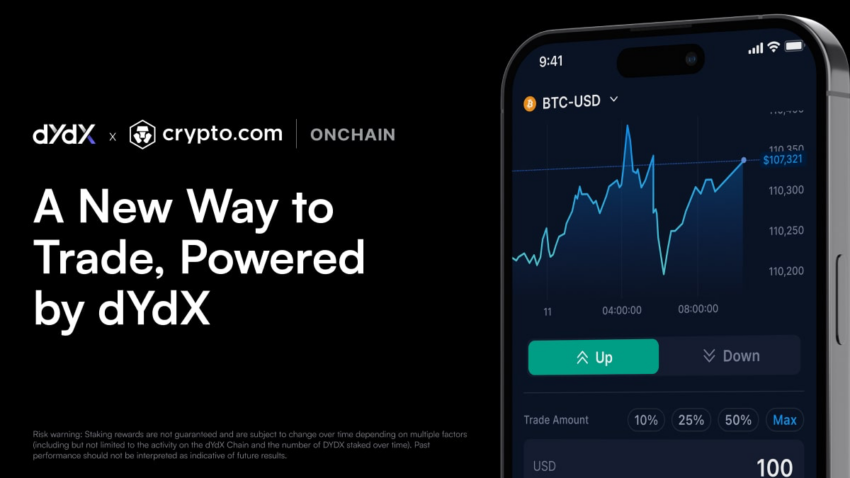 Crypto.com Onchain Integrates dYdX to Launch Advanced Trading via Mobile Onchain Application