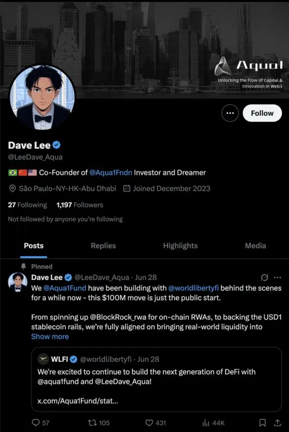 Dave Lee, founder of Aqua 1