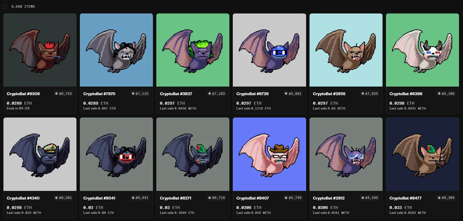 Cryptobatz nft of Ozzy Osbourne