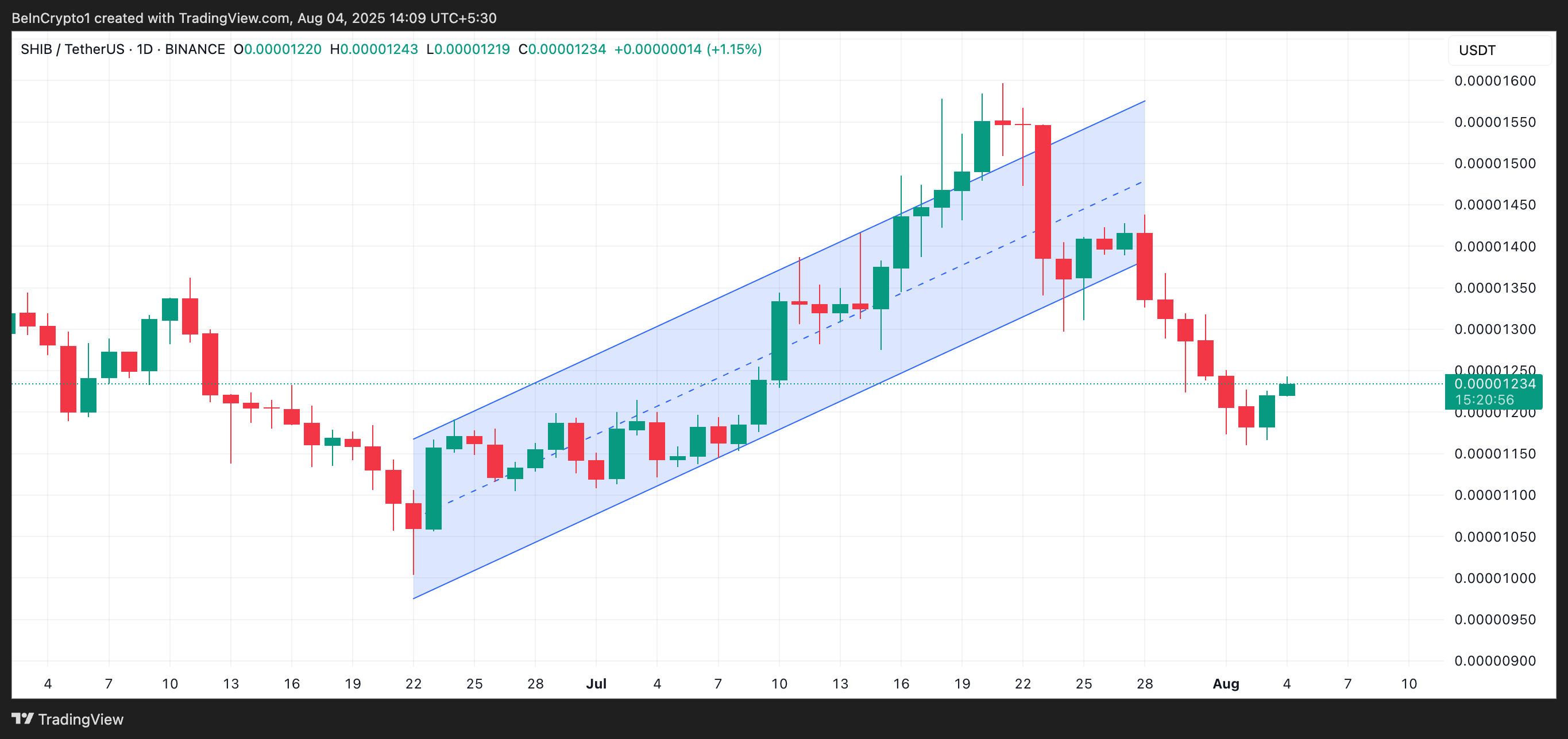 Shiba Inu Slides—But Whale Activity and HODLing Pattern Say Recovery Is Near