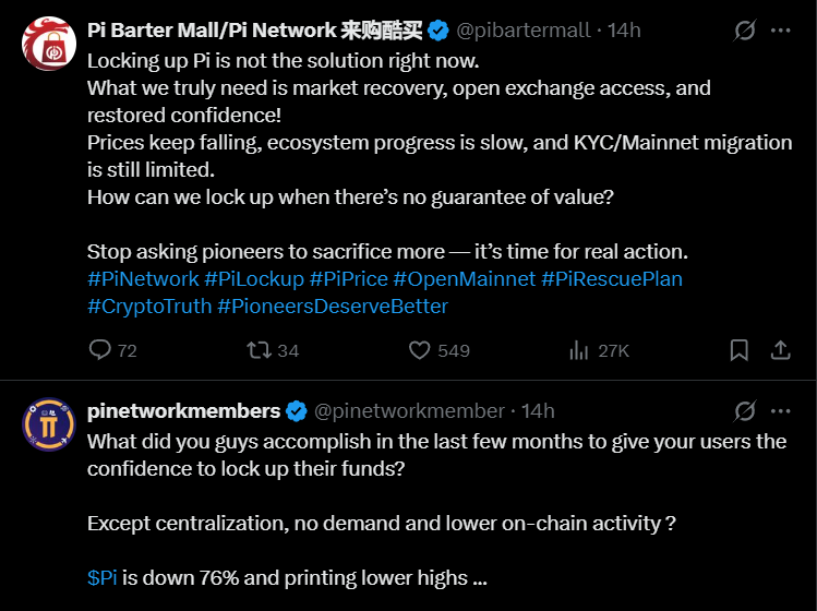 Pi Network Faces Major Backlash Over Token Lockup Push