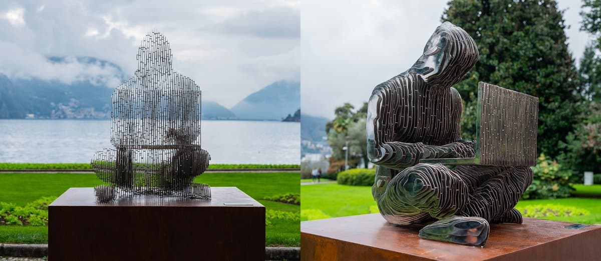 Satoshi Nakamoto statue in Lugano