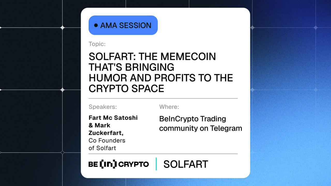 Solfart x BeInCrypto AMA Session: Solfart Token Presales Top 1 Billion $SOLF – A New Memecoin Bridging SOL & ETH Communities