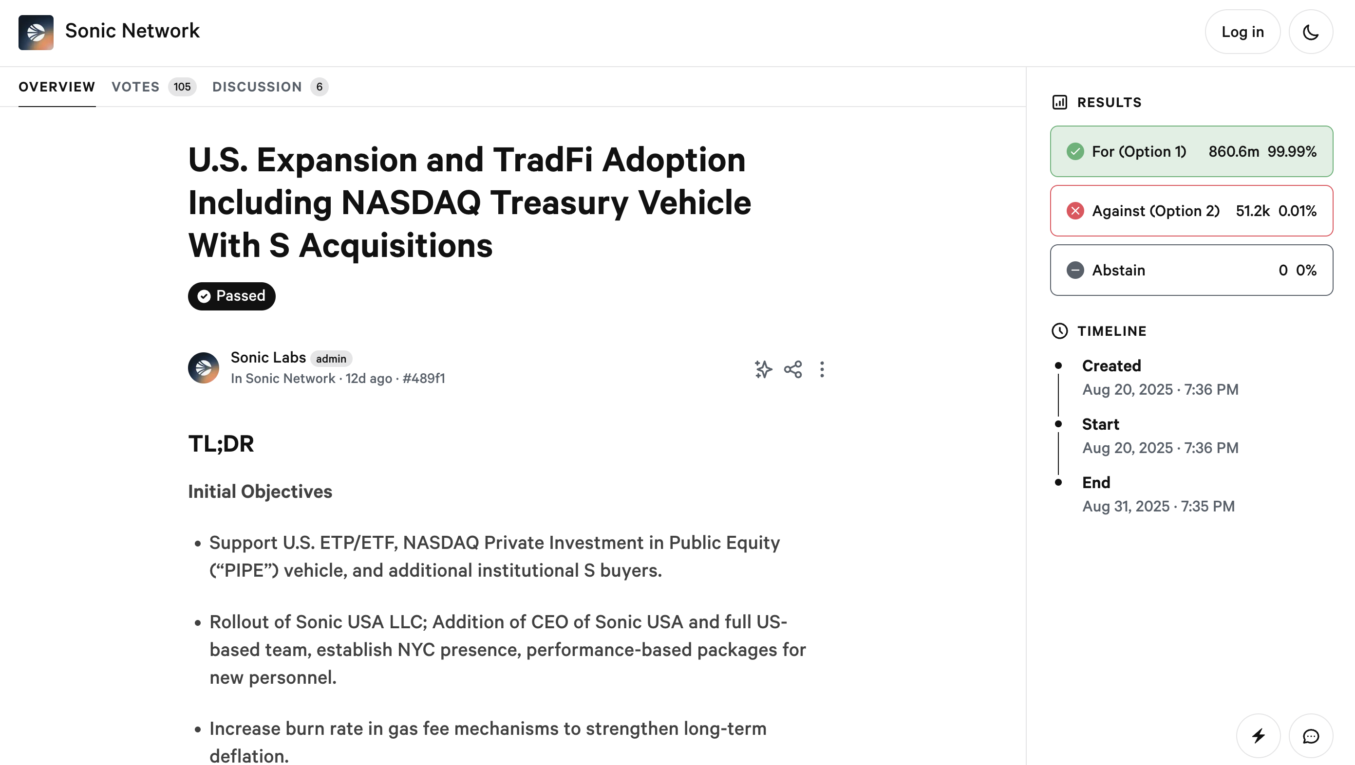 Sonic Labs Debuts US Market With ETF, PIPE, and Deflationary Model